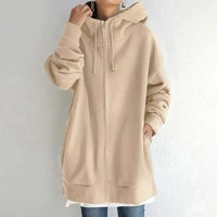 Women’s Long Hoodie with Hood | Casual Oversized Sweatshirt for Winter