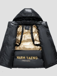 Men’s Puffer Jacket in Loose Fit Style | Warm Winter Coat