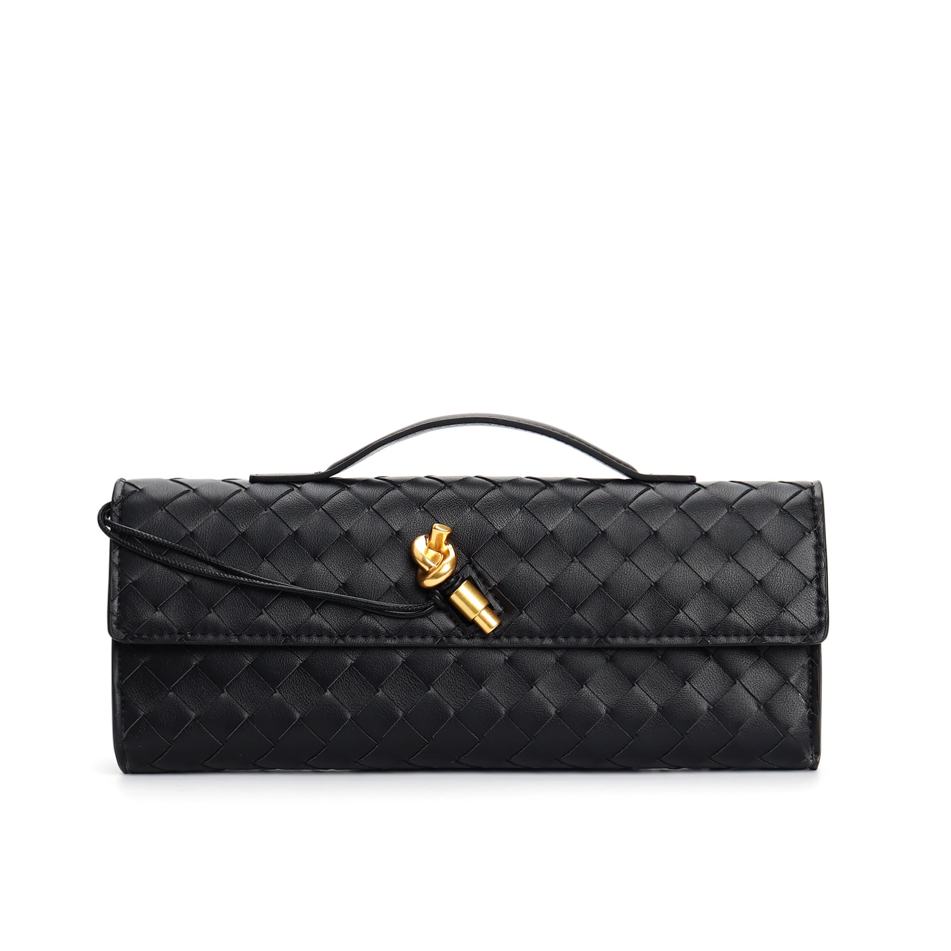 Marcelle | Woven Leather Clutch Bag | Crossbody & Shoulder Option