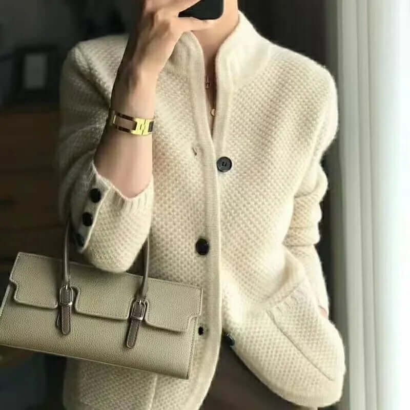 Women's Sweater Jacket | Elegant Winter Layer | Superior Warmth
