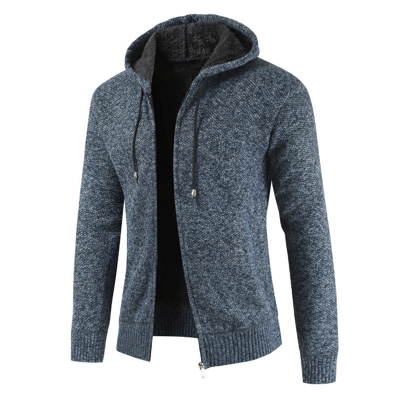 Men’s Zip Up Cardigan in Knitted Sweater Style | Casual Men’s Knitwear Jacket