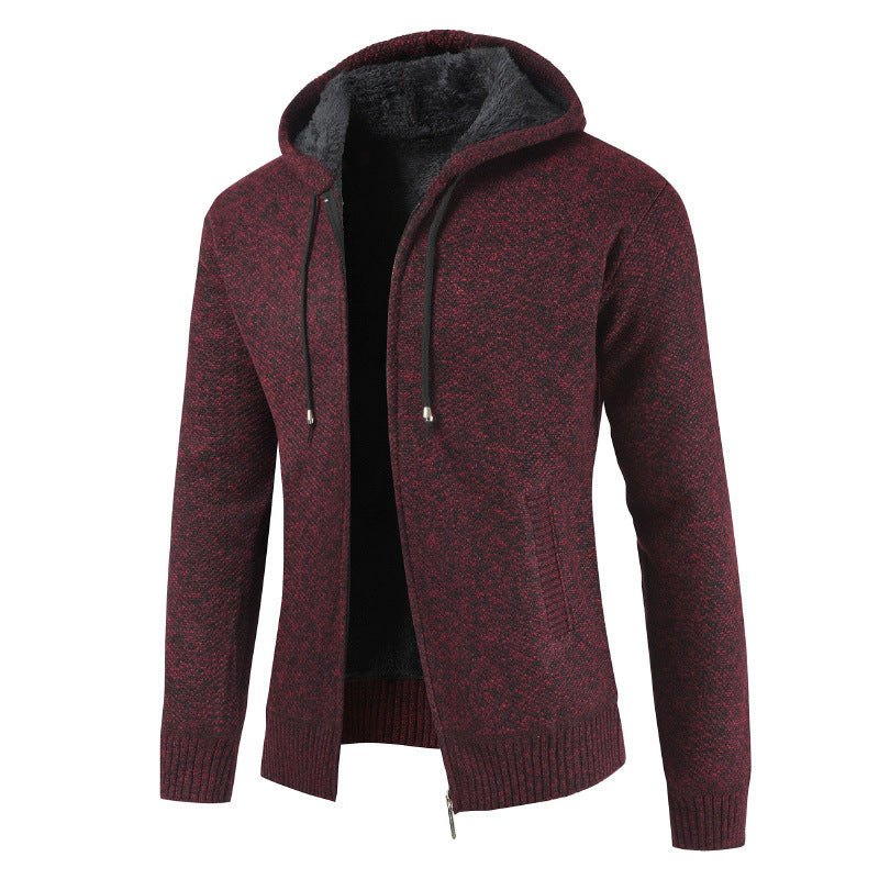 Men’s Zip Up Cardigan in Knitted Sweater Style | Casual Men’s Knitwear Jacket