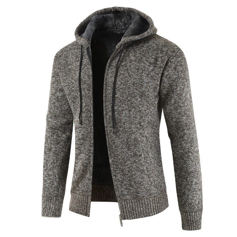 Men’s Zip Up Cardigan in Knitted Sweater Style | Casual Men’s Knitwear Jacket