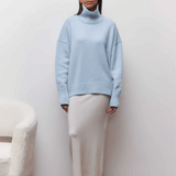 Women’s Turtleneck Jumper | Oversized Fit | Warm Winter Knit