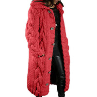Women’s Chunky Knit Cardigan in Open Front Style | Cozy Long Sleeve Sweater
