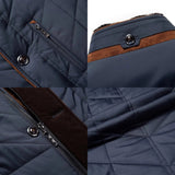 Men’s Quilted Thermal Winter Coat | Waterproof | Elegant Cold-Weather Jacket