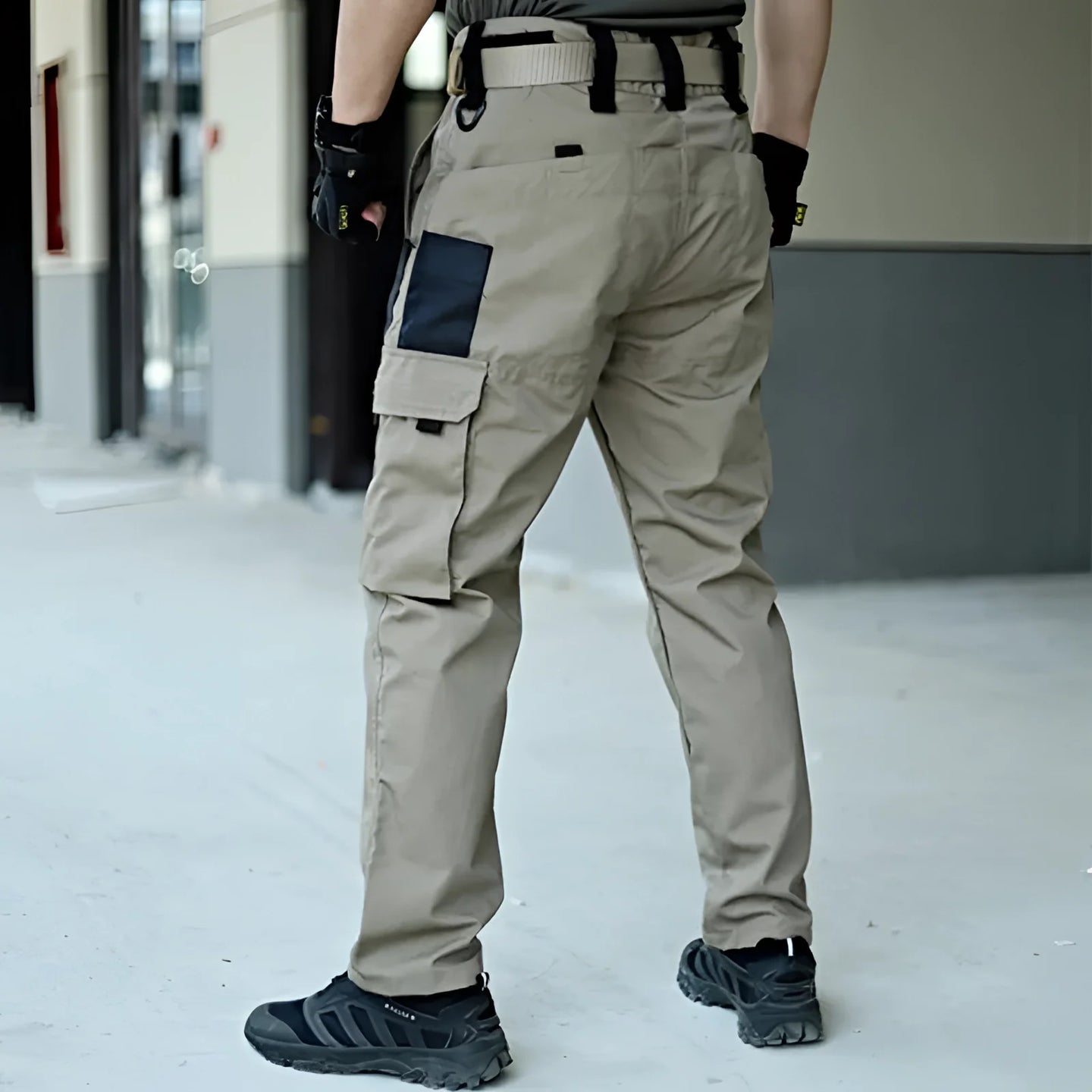 Tactical Cargo Work Pants | Multi-Pocket Design | Water-Resistant | Durable Outdoor Wear