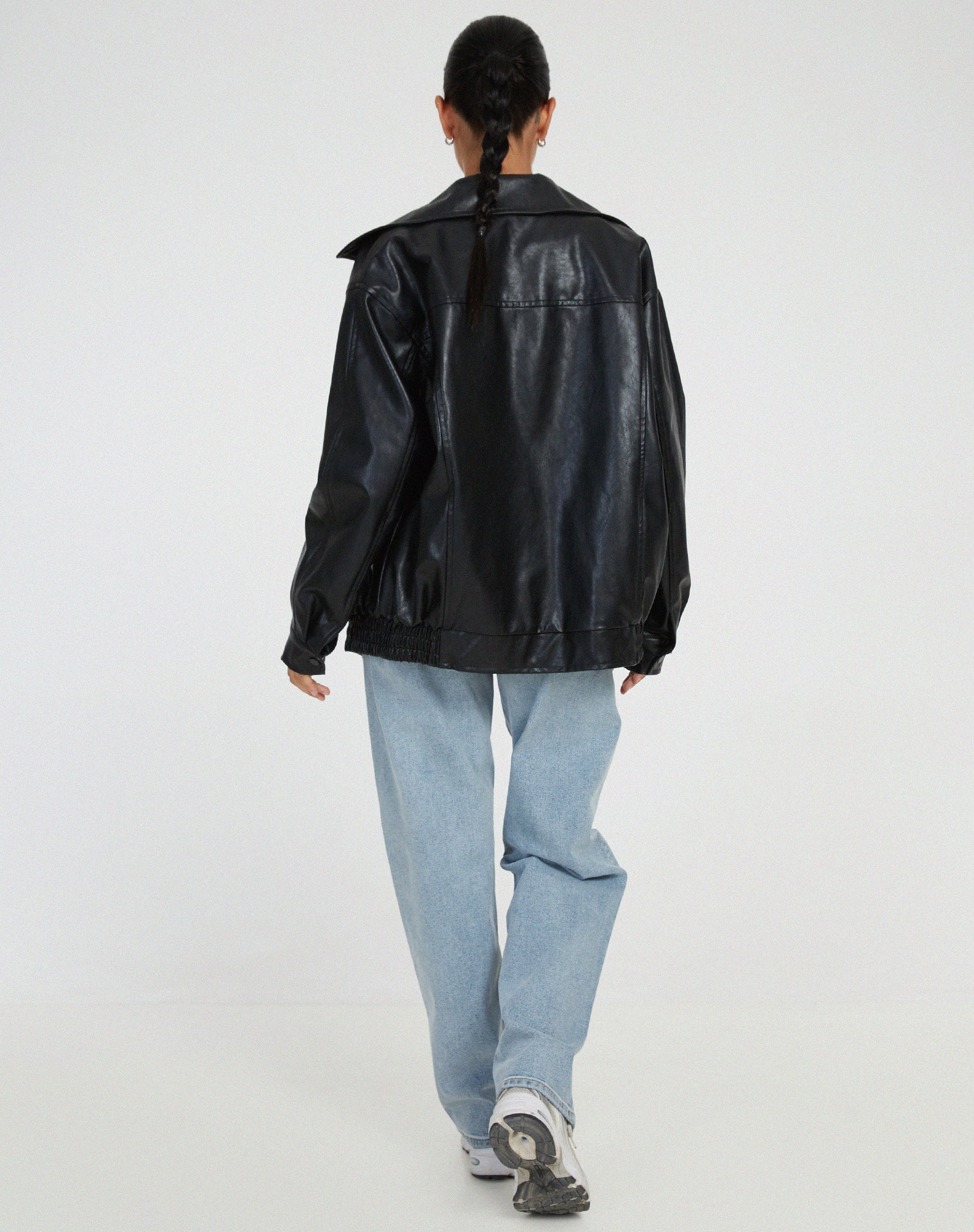 Women’s Leather Jacket | Oversized Fit | Lightweight Layer
