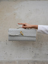 Elegant Shoulder Bag | Gold Bow Detail | Timeless Minimalist Style | Everyday Use