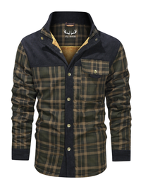 Men’s Lumber Jacket with Fur Lining in Winter Style | Warm Casual Coat