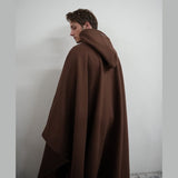 Women’s Hooded Poncho in Relaxed Draped Fit | Stylish Winter Coat