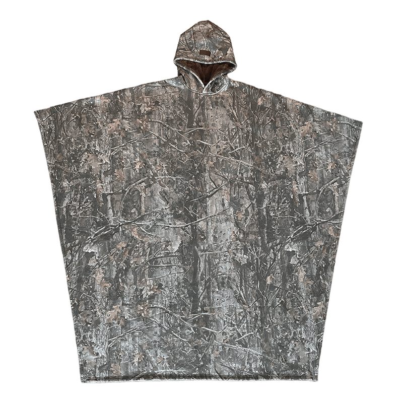Women’s Hooded Poncho in Relaxed Draped Fit | Stylish Winter Coat