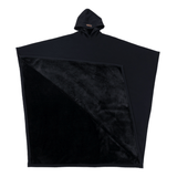 Women’s Hooded Poncho in Relaxed Draped Fit | Stylish Winter Coat