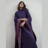 Women’s Hooded Poncho in Relaxed Draped Fit | Stylish Winter Coat