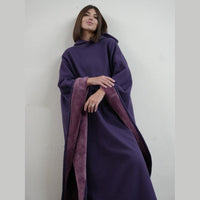 Women’s Hooded Poncho in Relaxed Draped Fit | Stylish Winter Coat