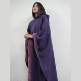 Women’s Hooded Poncho in Relaxed Draped Fit | Stylish Winter Coat