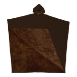 Women’s Hooded Poncho in Relaxed Draped Fit | Stylish Winter Coat