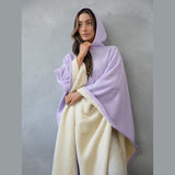 Women’s Hooded Poncho in Relaxed Draped Fit | Stylish Winter Coat
