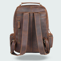 Classic Leather Backpack | Vintage Design | Functional Everyday Use