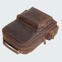 Classic Leather Backpack | Vintage Design | Functional Everyday Use