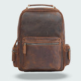 Classic Leather Backpack | Vintage Design | Functional Everyday Use