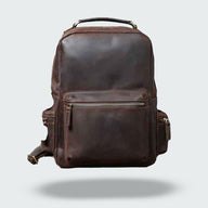 Classic Leather Backpack | Vintage Design | Functional Everyday Use
