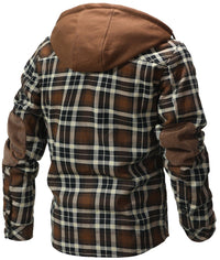 Men’s Fleece Jacket with Hood and Faux Fur Lining | Warm Winter Outdoor Coat
