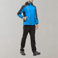 Men’s Waterproof Windproof Jacket with Hood | Lightweight Outdoor Coat