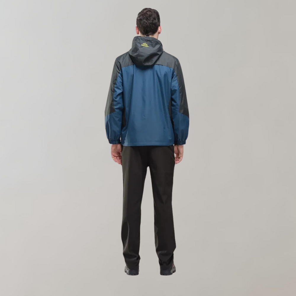 Men’s Waterproof Windproof Jacket with Hood | Lightweight Outdoor Coat