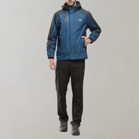 Men’s Waterproof Windproof Jacket with Hood | Lightweight Outdoor Coat