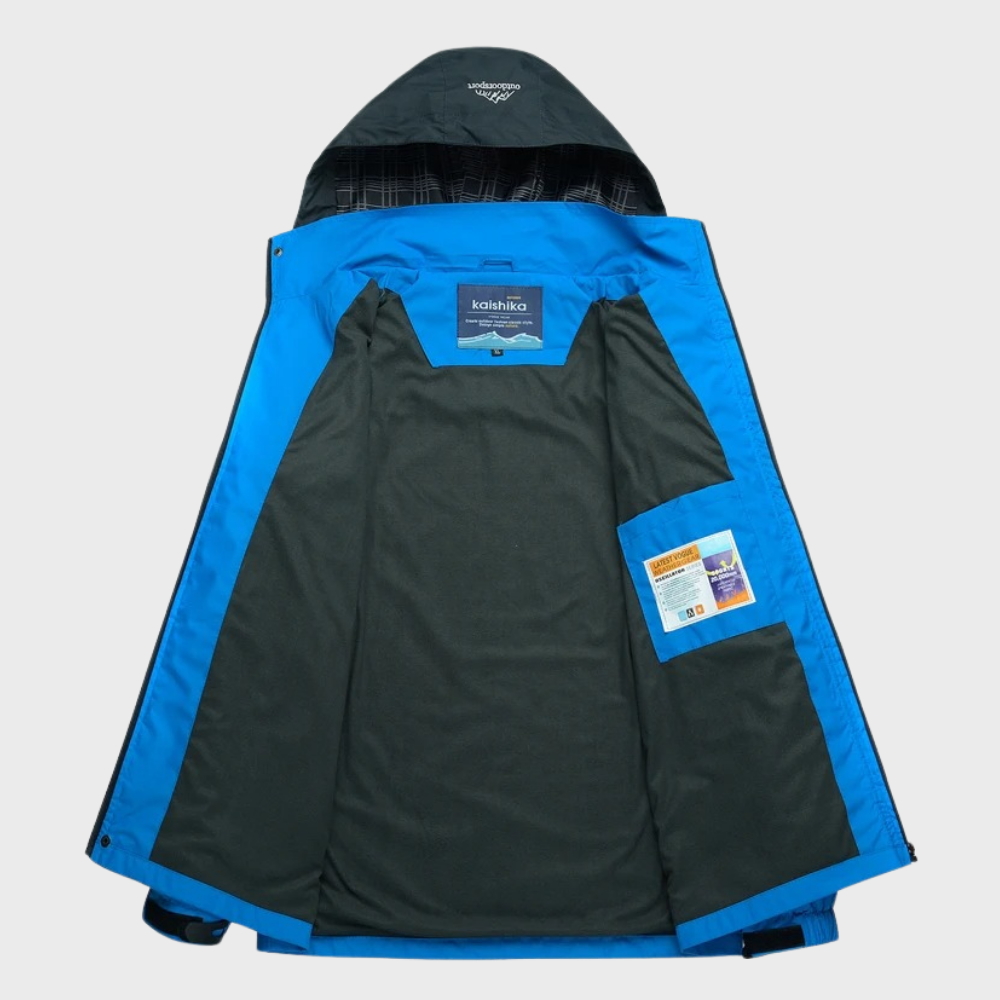 Men’s Waterproof Windproof Jacket with Hood | Lightweight Outdoor Coat