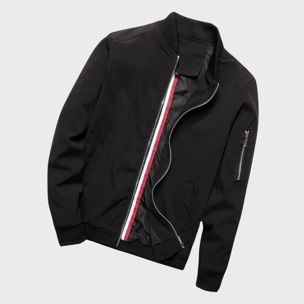 Men’s Bomber Jacket | Lightweight Fit | Zip Pockets | Autumn Outerwear