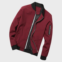 Men’s Bomber Jacket | Lightweight Fit | Zip Pockets | Autumn Outerwear