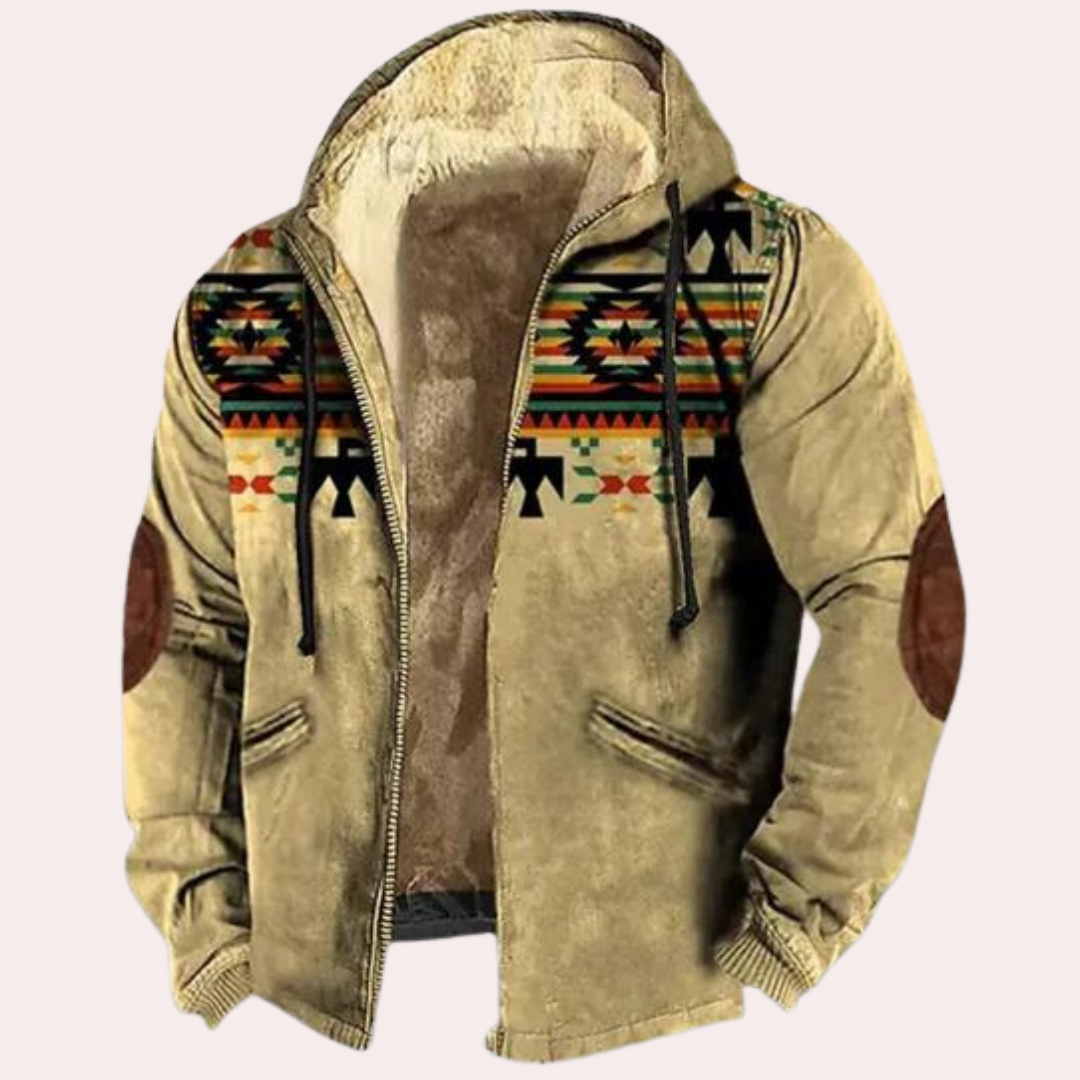 Men’s Casual Winter Jacket with Hood | Warm Padded Coat for Cold Weather