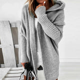 Women’s Oversized Hooded Cardigan | Long Knitwear | Cozy Casual Layer | Autumn Winter Style