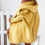 Women’s Oversized Hooded Cardigan | Long Knitwear | Cozy Casual Layer | Autumn Winter Style