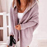 Women’s Oversized Hooded Cardigan | Long Knitwear | Cozy Casual Layer | Autumn Winter Style