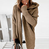 Women’s Oversized Hooded Cardigan | Long Knitwear | Cozy Casual Layer | Autumn Winter Style
