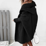 Women’s Oversized Hooded Cardigan | Long Knitwear | Cozy Casual Layer | Autumn Winter Style