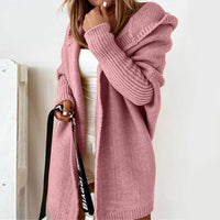 Women’s Oversized Hooded Cardigan | Long Knitwear | Cozy Casual Layer | Autumn Winter Style