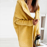 Women’s Oversized Hooded Cardigan | Long Knitwear | Cozy Casual Layer | Autumn Winter Style