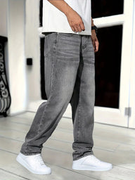 Men’s Straight Leg Jeans in Classic Denim Fit | Versatile Everyday Casual Trousers