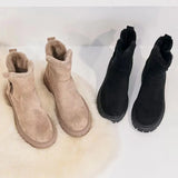 Women’s Mid-Calf Snow Boots | Warm Winter Footwear | Zipper Detail | Comfortable Cold-Weather Shoes
