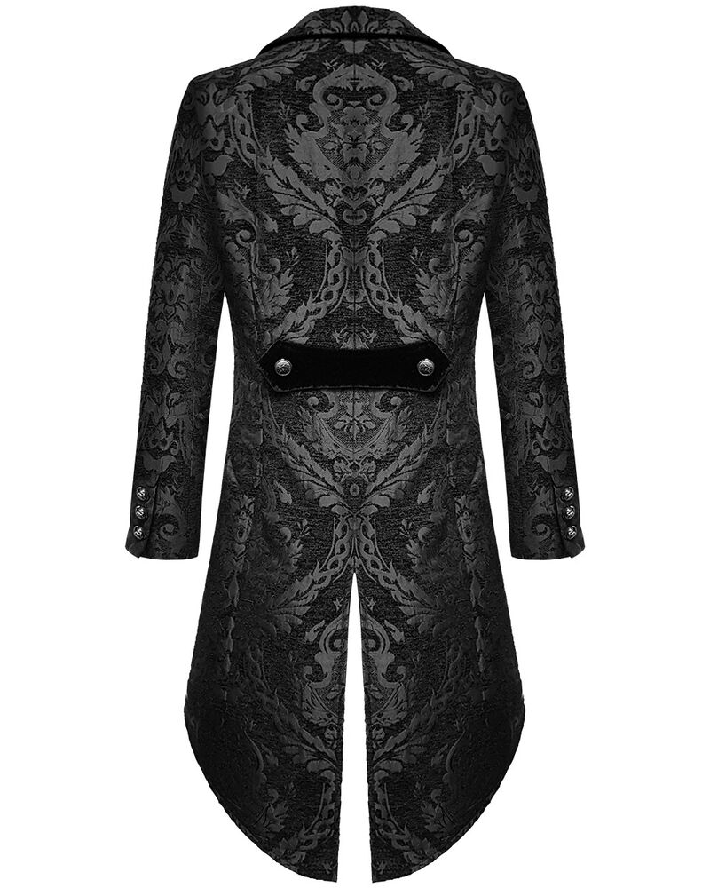 Men’s Gothic Tailcoat in Long Coat Style | Elegant Winter Jacket for Men