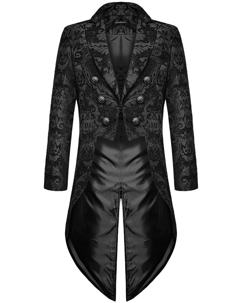 Men’s Gothic Tailcoat in Long Coat Style | Elegant Winter Jacket for Men
