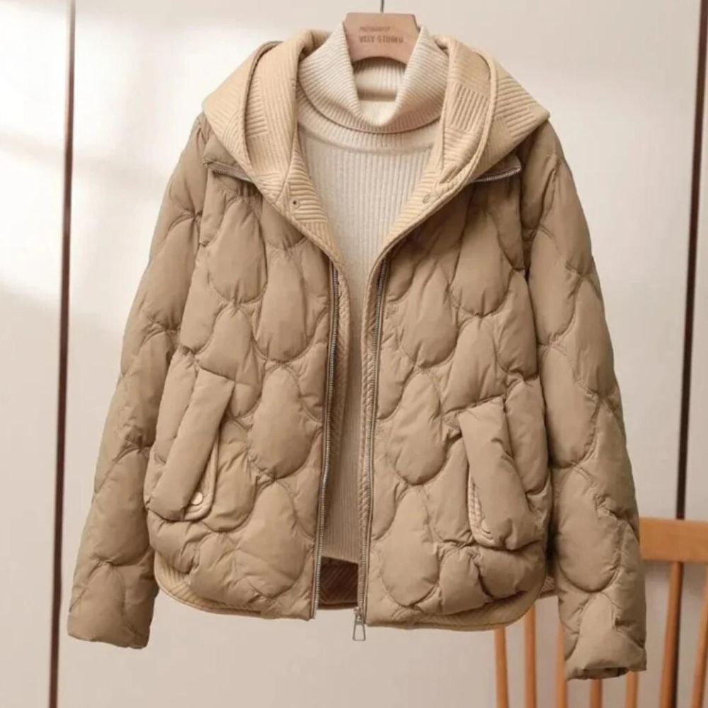 Women’s Quilted Winter Jacket with Padded Design | Warm Ladies Coat for Cold Days