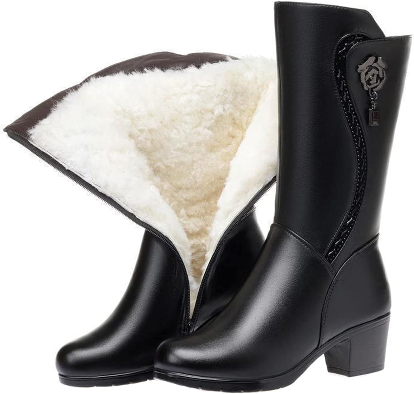 Women’s Winter Boots with Fleece Lining | Warm Waterproof Ladies Boots