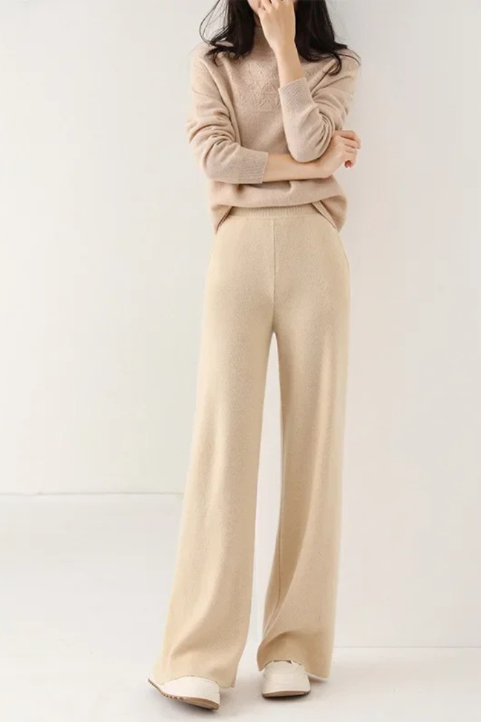 Women’s Wide Leg Trousers in High Waisted Style | Elegant Ladies Pants