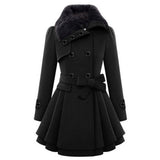 Women’s Trench Coat in Tailored Winter Style | Elegant Long Ladies Jacket