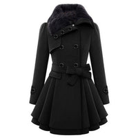 Women’s Trench Coat in Tailored Winter Style | Elegant Long Ladies Jacket
